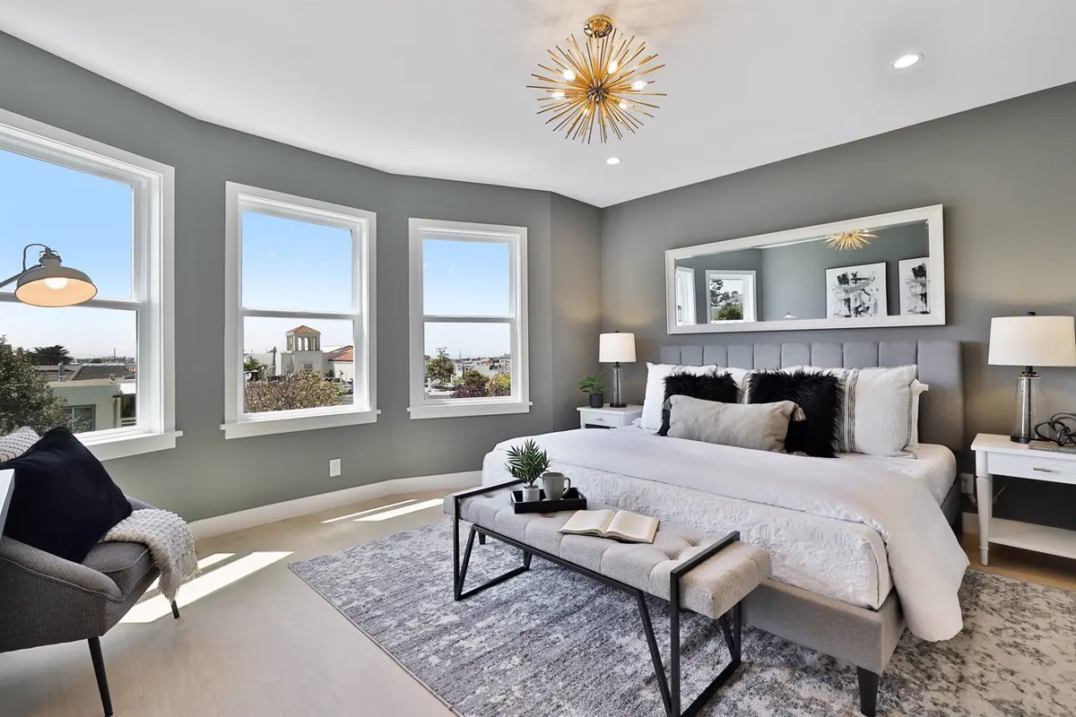 Bedroom, 21st Avenue, Parkside, San Francisco