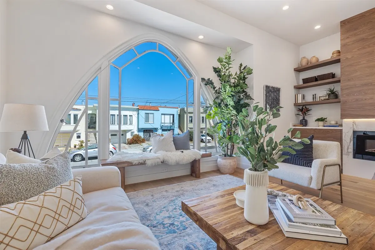 Living room, 40th Avenue, Outer Sunset, San Francisco