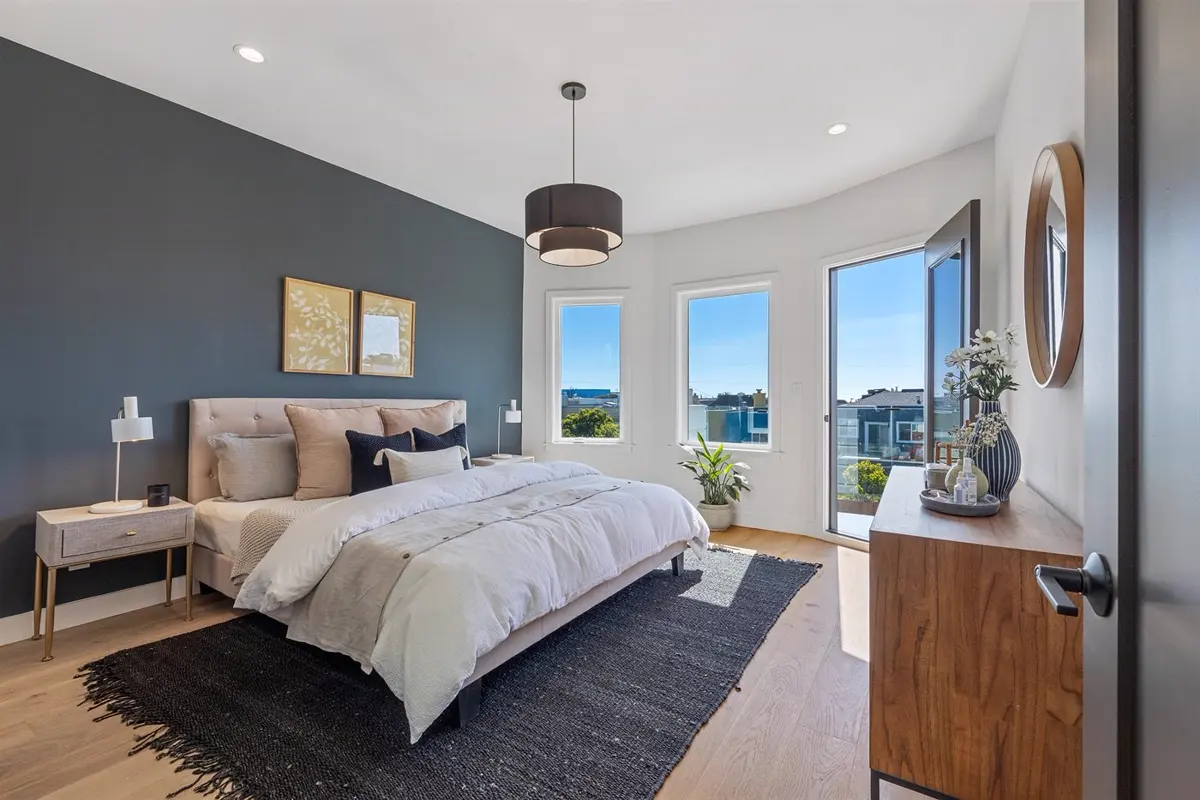 Bedroom, 40th Avenue, Outer Sunset, San Francisco