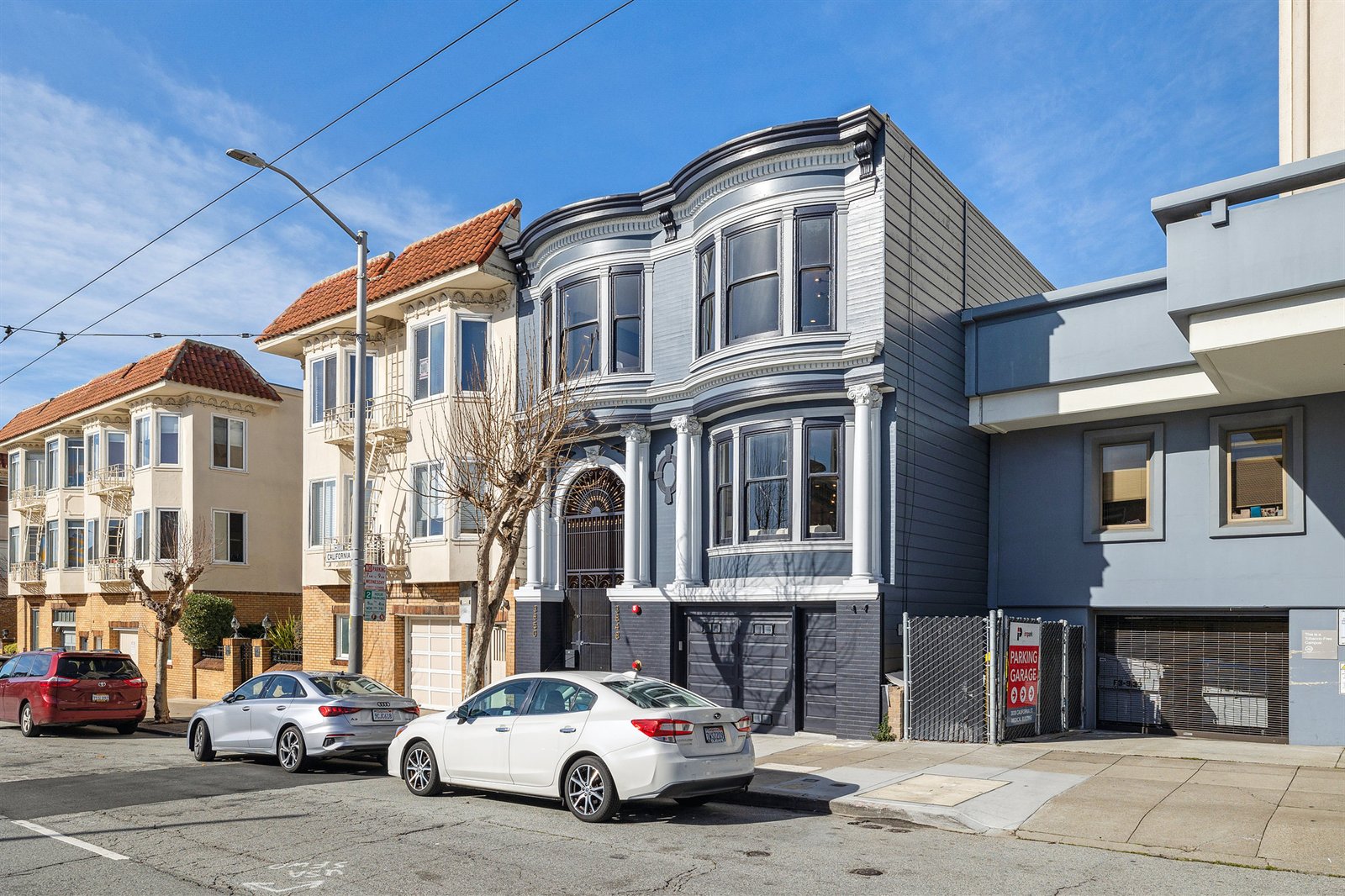 Renovated home on California Street in San Francisco